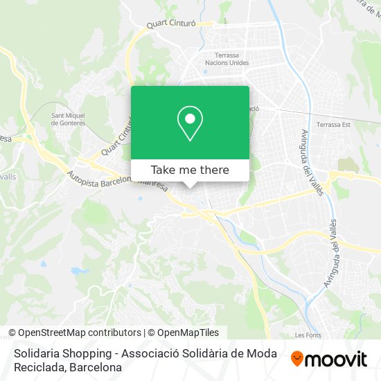 Solidaria Shopping - Associació Solidària de Moda Reciclada map