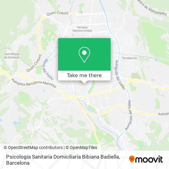 Psicología Sanitaria Domiciliaria Bibiana Badiella map