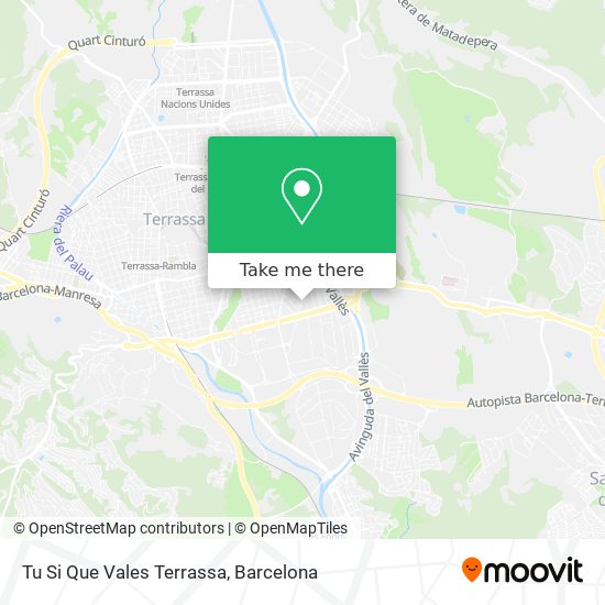 Tu Si Que Vales Terrassa map