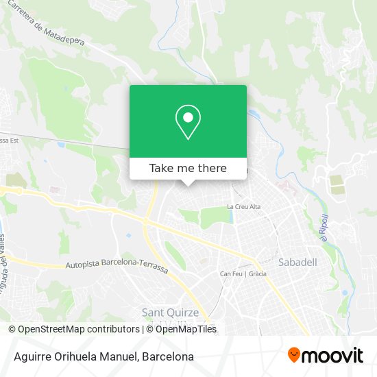 Aguirre Orihuela Manuel map