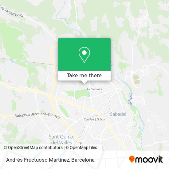Andrés Fructuoso Martínez map