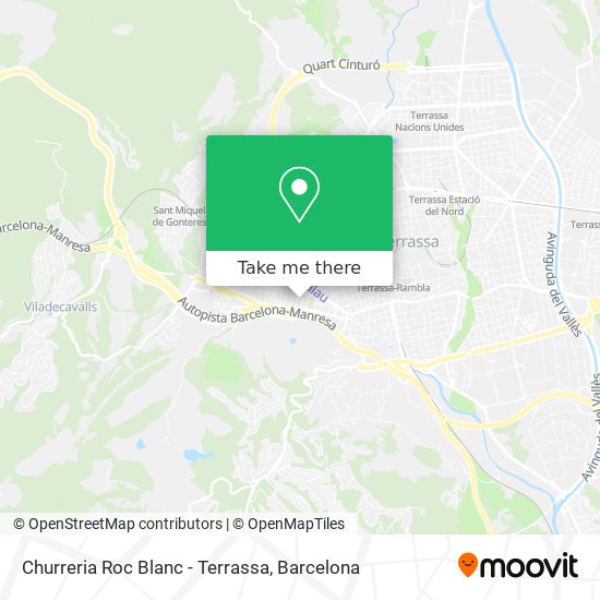 Churreria Roc Blanc - Terrassa map