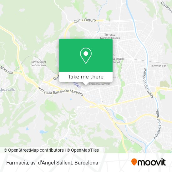Farmàcia, av. d'Àngel Sallent map