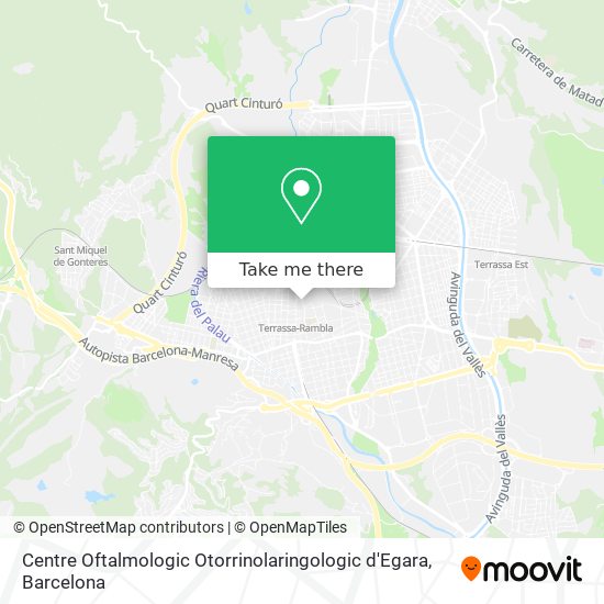 Centre Oftalmologic Otorrinolaringologic d'Egara map