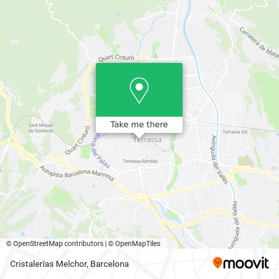 Cristalerías Melchor map