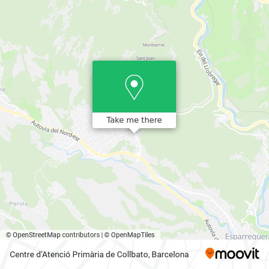 Centre d'Atenció Primària de Collbato map