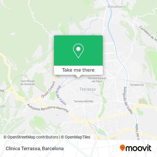 Clínica Terrassa map
