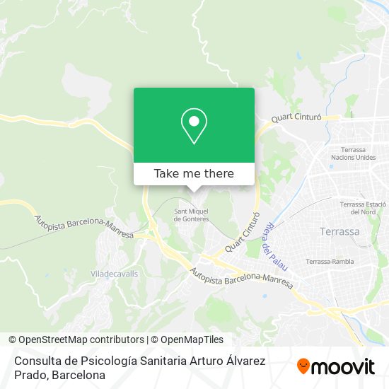 Consulta de Psicología Sanitaria Arturo Álvarez Prado map