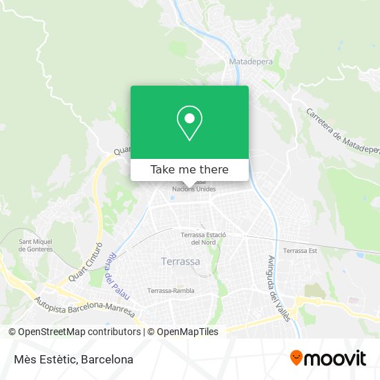 Mès Estètic map