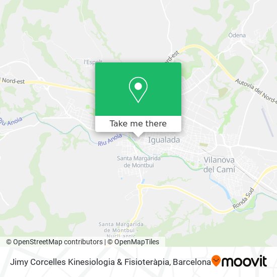 Jimy Corcelles Kinesiologia & Fisioteràpia map