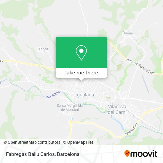 Fabregas Baliu Carlos map