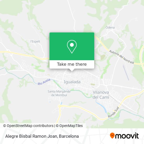Alegre Bisbal Ramon Joan map