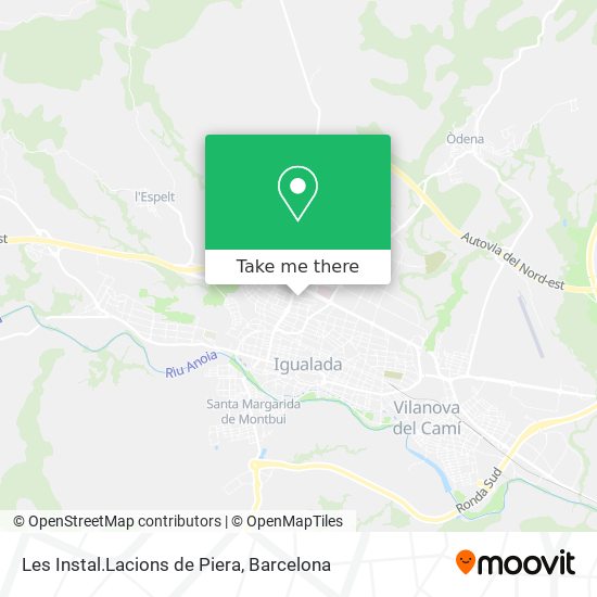 Les Instal.Lacions de Piera map