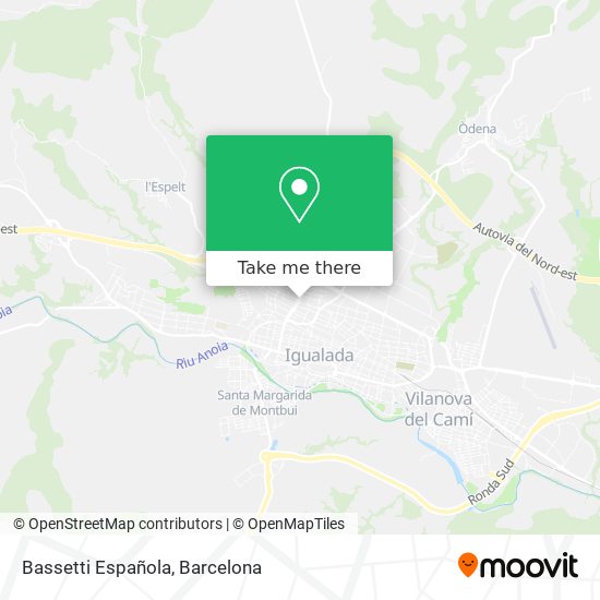 Bassetti Española map