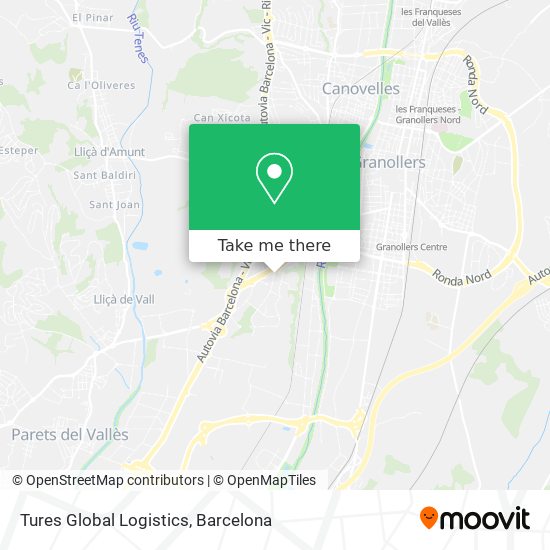 Tures Global Logistics map