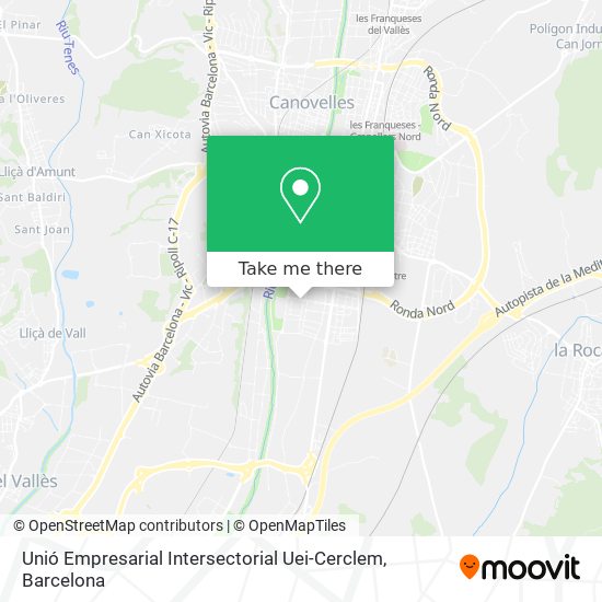 Unió Empresarial Intersectorial Uei-Cerclem map