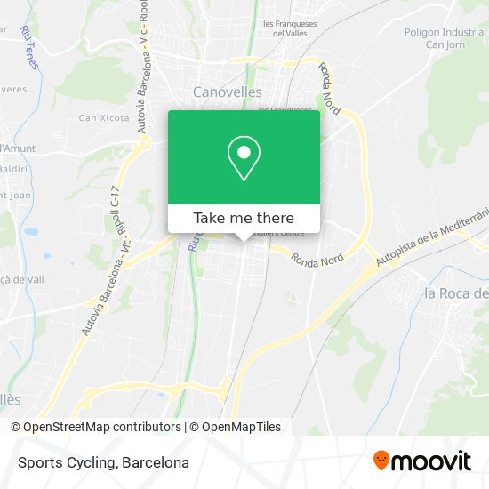 Sports Cycling map