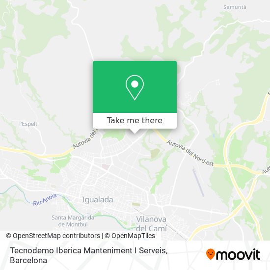 Tecnodemo Iberica Manteniment I Serveis map