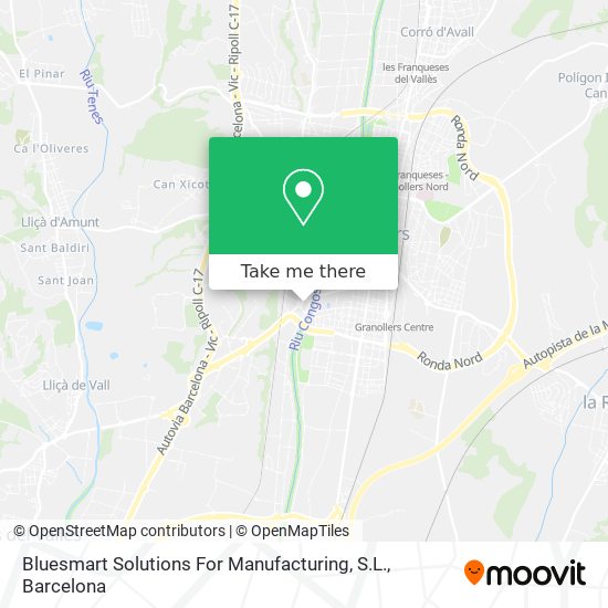 Bluesmart Solutions For Manufacturing, S.L. map