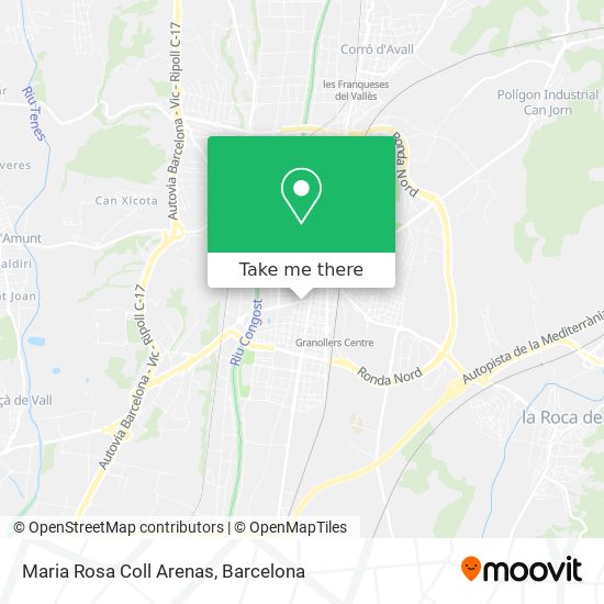 Maria Rosa Coll Arenas map