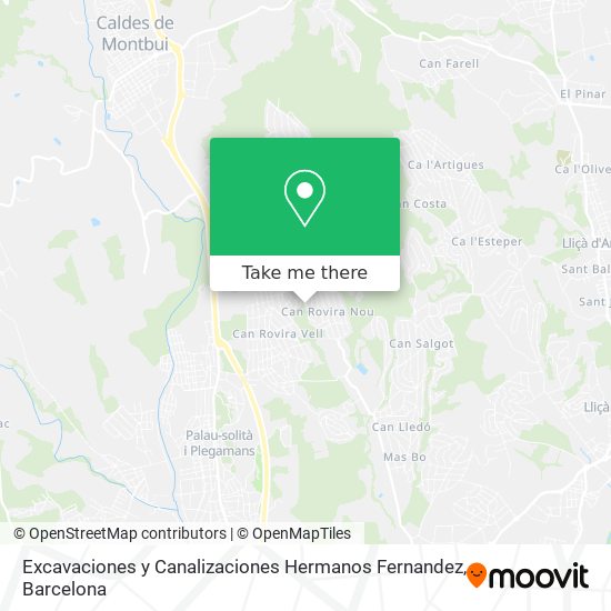 Excavaciones y Canalizaciones Hermanos Fernandez map