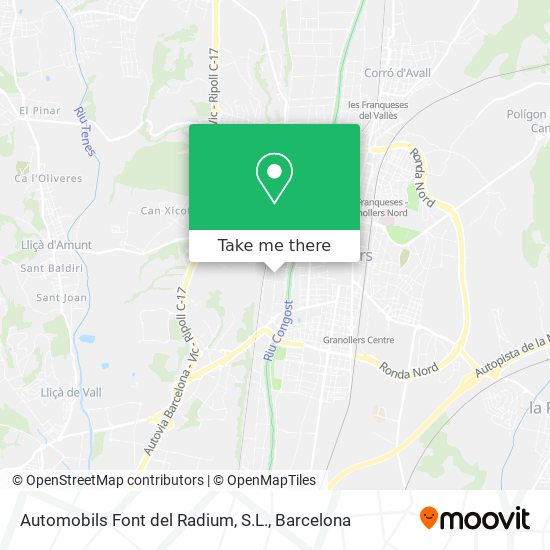 Automobils Font del Radium, S.L. map