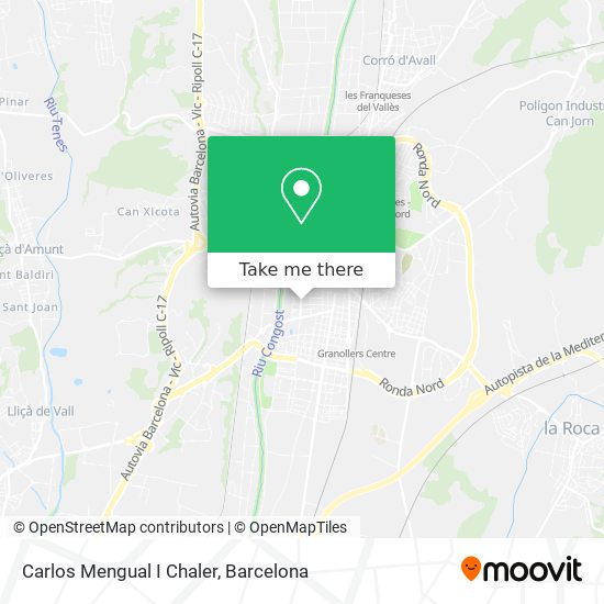 Carlos Mengual I Chaler map
