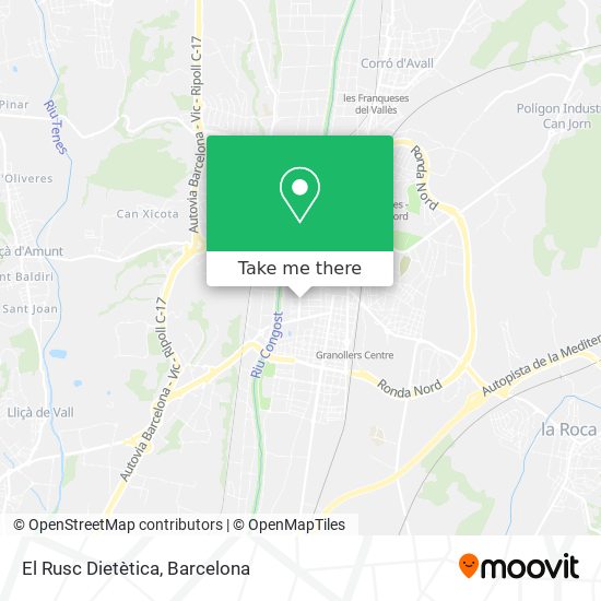El Rusc Dietètica map