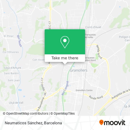 Neumaticos Sánchez map