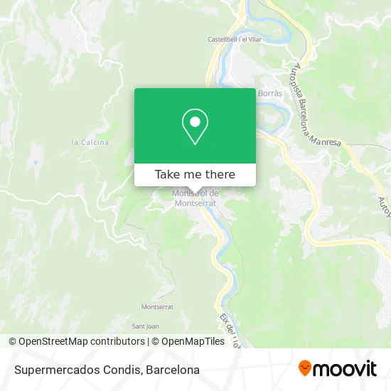 Supermercados Condis map