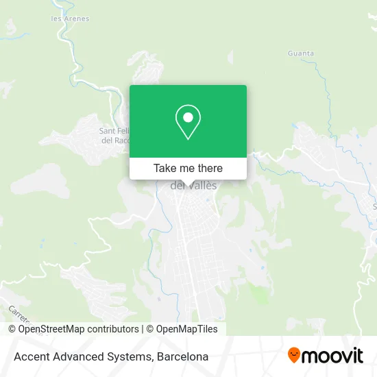 Accent Advanced Systems map