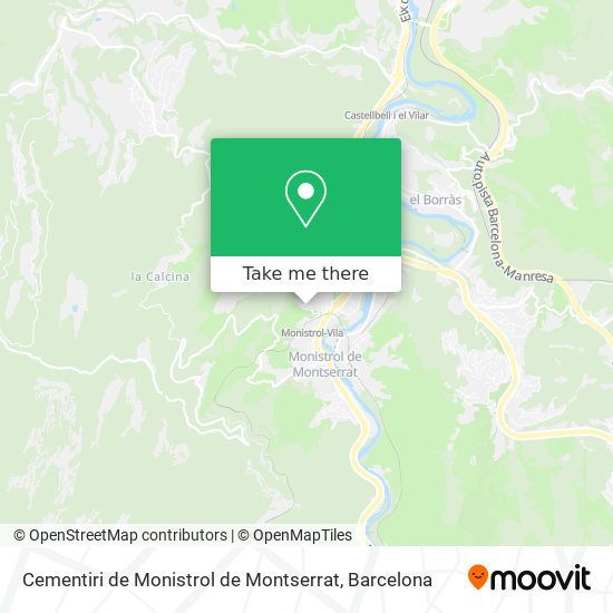 Cementiri de Monistrol de Montserrat map