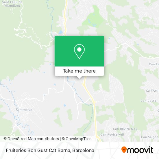 Fruiteries Bon Gust Cat Barna map