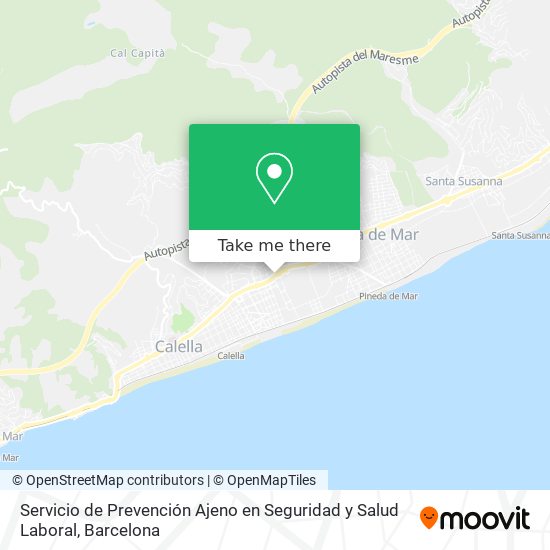 Servicio de Prevención Ajeno en Seguridad y Salud Laboral map