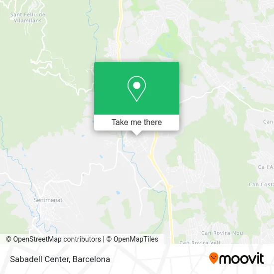 Sabadell Center map
