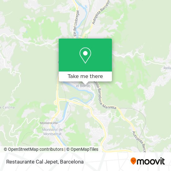 Restaurante Cal Jepet map