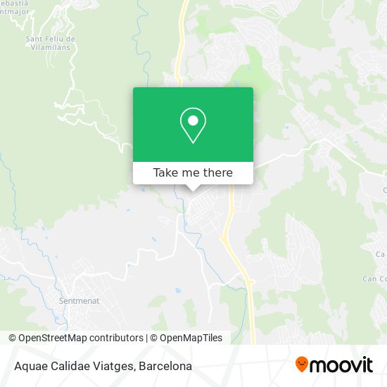 Aquae Calidae Viatges map