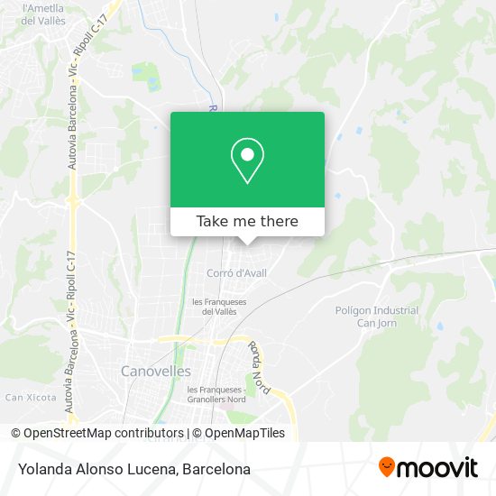 Yolanda Alonso Lucena map