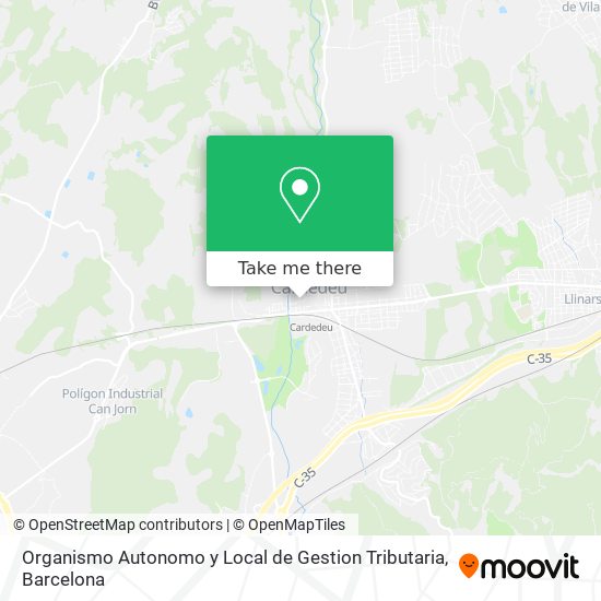 Organismo Autonomo y Local de Gestion Tributaria map