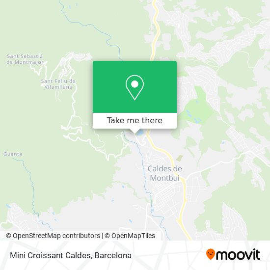 Mini Croissant Caldes map
