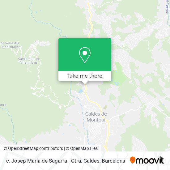c. Josep Maria de Sagarra - Ctra. Caldes map