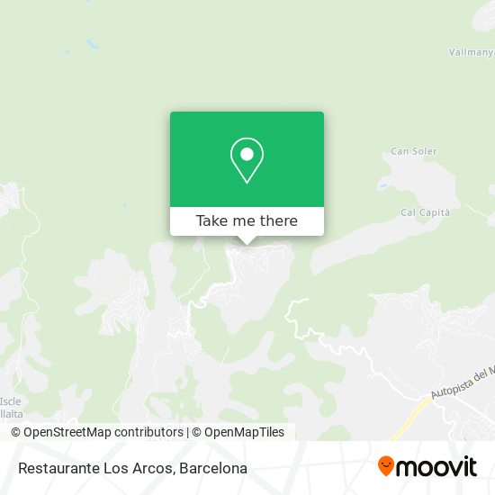 Restaurante Los Arcos map