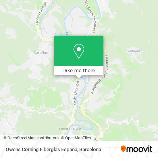 Owens Corning Fiberglas España map