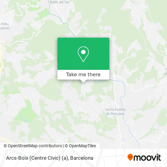 Arcs-Boix (Centre Cívic) (a) map