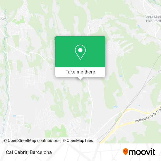 Cal Cabrit map