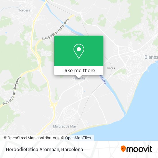 Herbodietetica Aromaan map