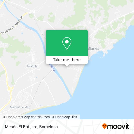 Mesón El Botijero map