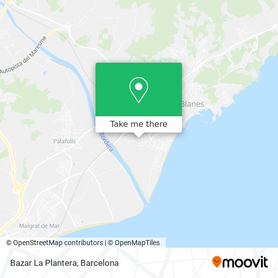 Bazar La Plantera map