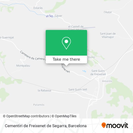 Cementiri de Freixenet de Segarra map