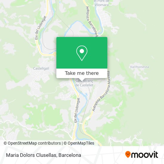 Maria Dolors Clusellas map